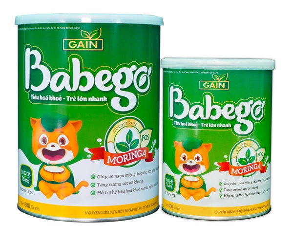 Sữa thảo dược chùm ngây tăng cân Babego cho trẻ
