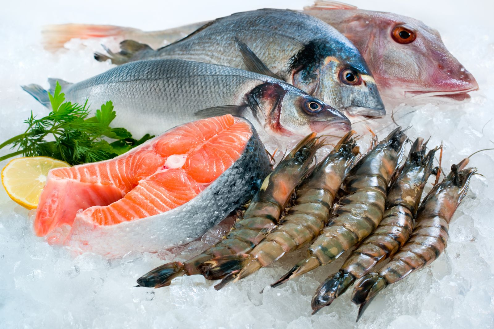 Hạn chế ăn những hải sản như tôm, cua, cá